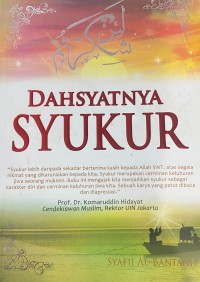 Dahsyatnya Syukur