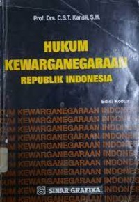 Image of Hukum Kewarganegaraan Republik Indonesia Edisi Kedua