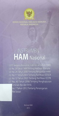 Image of Instrumen HAM Nasional