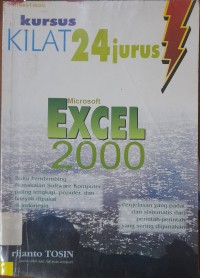 Image of Kursus Kilat 24 Jurus Excel 2000