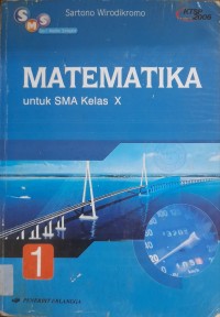 Image of Matematika SMA 1 untuk Kelas X