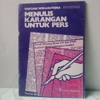 Menulis Karangan Untuk Pers