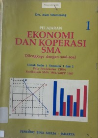 Pelajaran Ekonomi dan Koperasi SMA 1