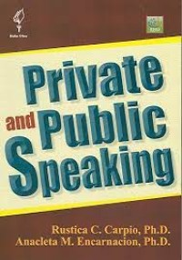 Private and Public Speaking