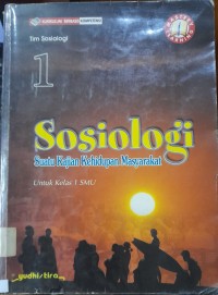 Image of Sosiologi Suatu Kajian Kehidupan Masyarakat 1