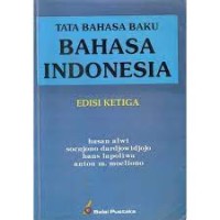 Tata Bahasa Baku Bahasa Indonesia